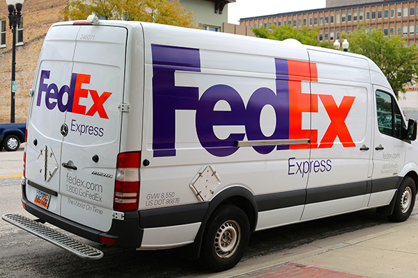 fleet wrap for FedEx