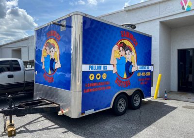 Commercial truck wraps and decals for Sammich Sisters in Orlando, FL
