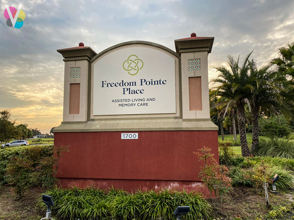 Custom monument signs for Freedom Pointe Place in Orlando, FL