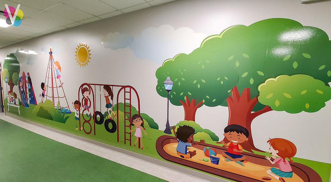 Interior Wall Graphics for School in Orlando, FL