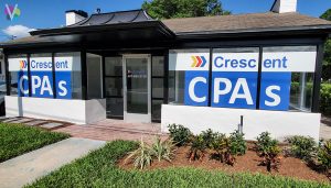 Crescent Window Signs & Graphics by Visual Signs in Orlando, Florida