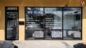 We Care Dental Storefront Window Graphics in Orlando, FL