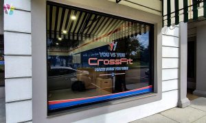 CrossFit Storefront Window Decals by Visual Signs in Orlando, FL