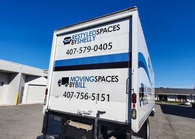 Commercial Large Truck Wraps for Moving Spaces By Bill in Orlando, FL