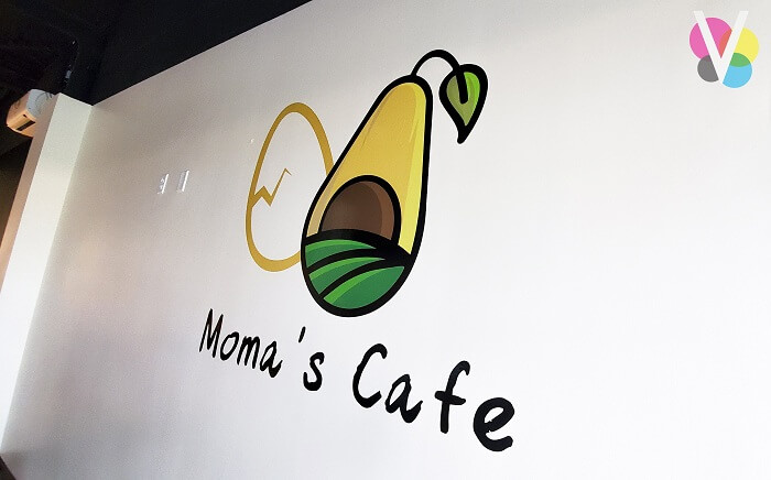 Vinyl Wall Decals for Moma’s Café in Orlando, FL