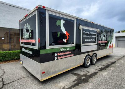 Custom Truck Trailer Wrap by Visual Signs and Graphics in Orlando