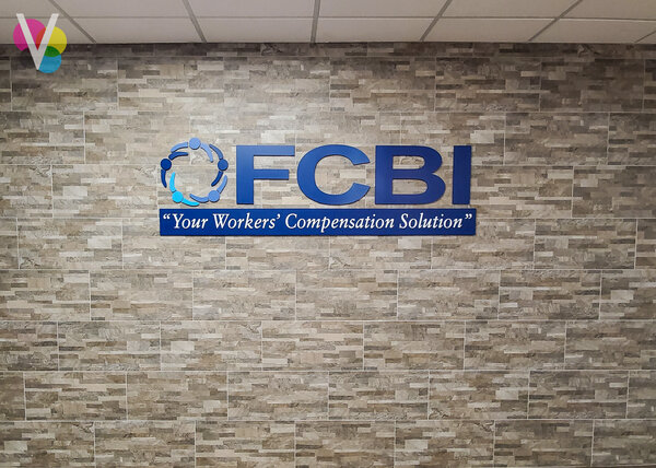 Indoor FCBI Custom Channel Letters by Visual Signs and Graphics in Orlando