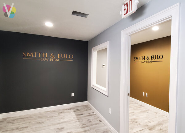 Smith & Eulo Custom Lobby Signs by Visual Signs and Graphics in Orlando